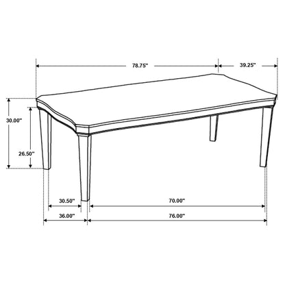 Seaside - Dining Table Dining Set - Rustic