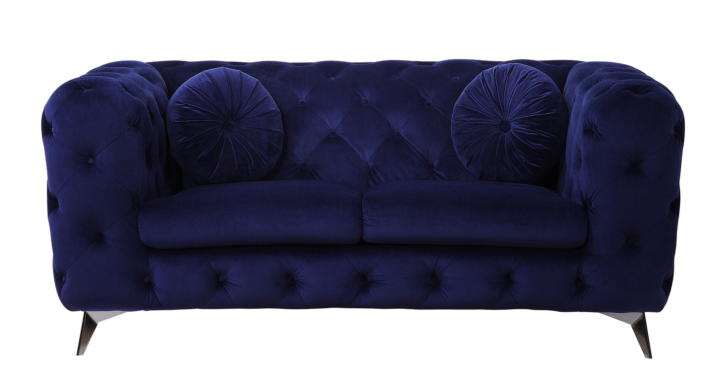 Atronia - Velvet Loveseat