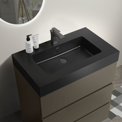 Alice - Bathroom Vanity With Sink, Large Storage Freestanding