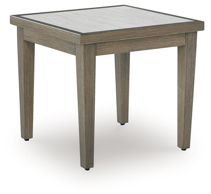 Rainier Ranch - Brown / Beige - Square End Table