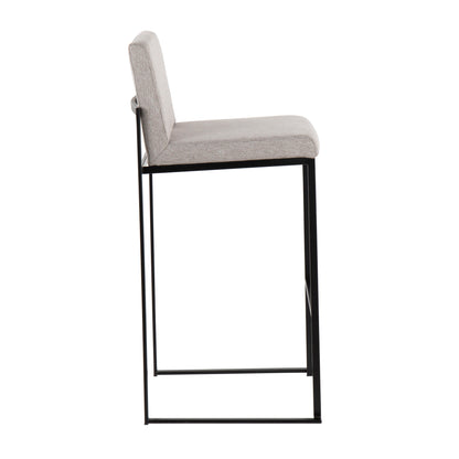 Fuji - Contemporary High Back Barstool Elegant Design