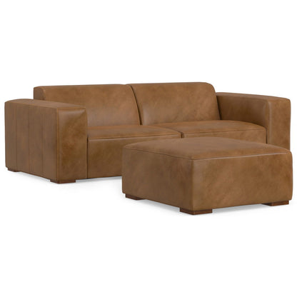 Rex - Handcrafted Sectional Sofa And Ottoman