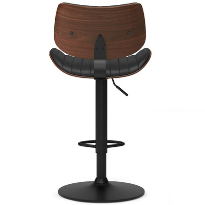 Novak - Adjustable Bar Stool - Black