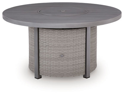 Dillon Beach - Round Fire Pit Table - Gray