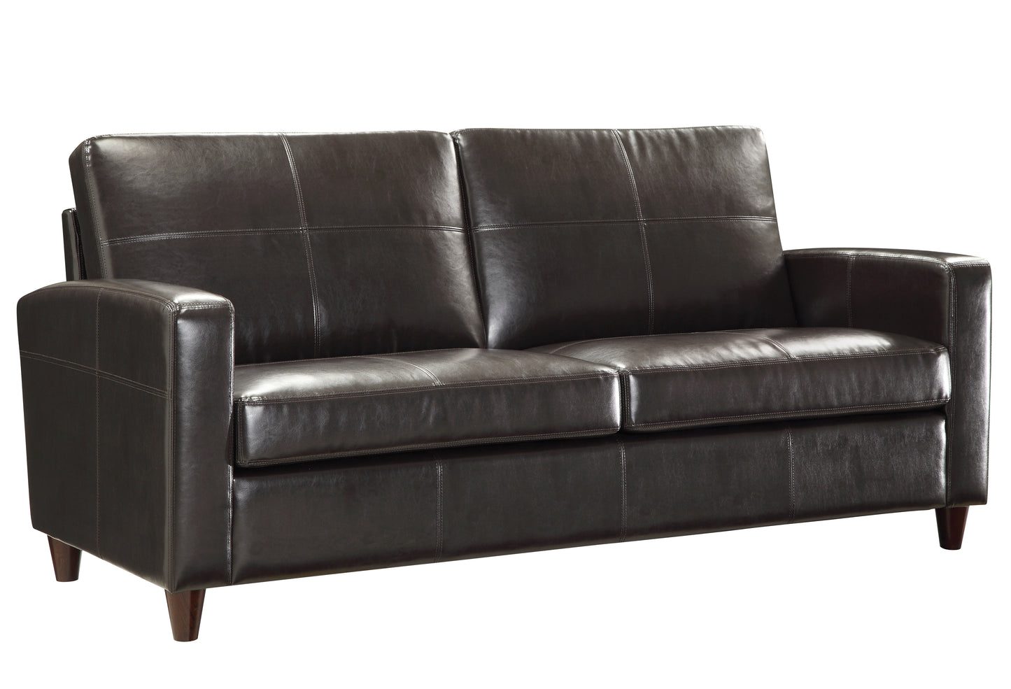 Sofa With Espresso Finish Legs