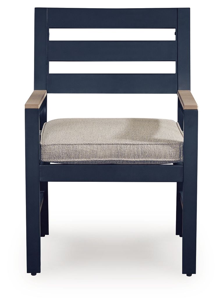 Mabry Shores - Arm Chair With Cushion (Set of 2) - Blue