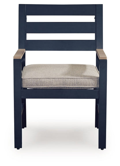 Mabry Shores - Arm Chair With Cushion (Set of 2) - Blue