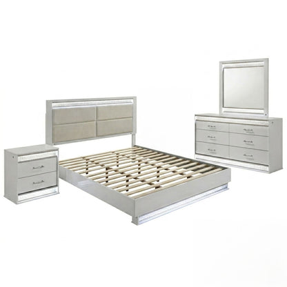Glam - Bedroom Set With LED Headboard