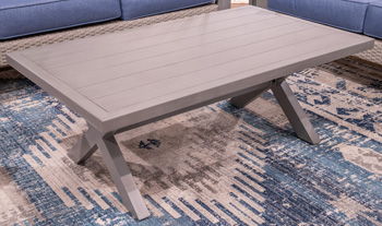 Dillon Beach - Rectangular Cocktail Table - Gray
