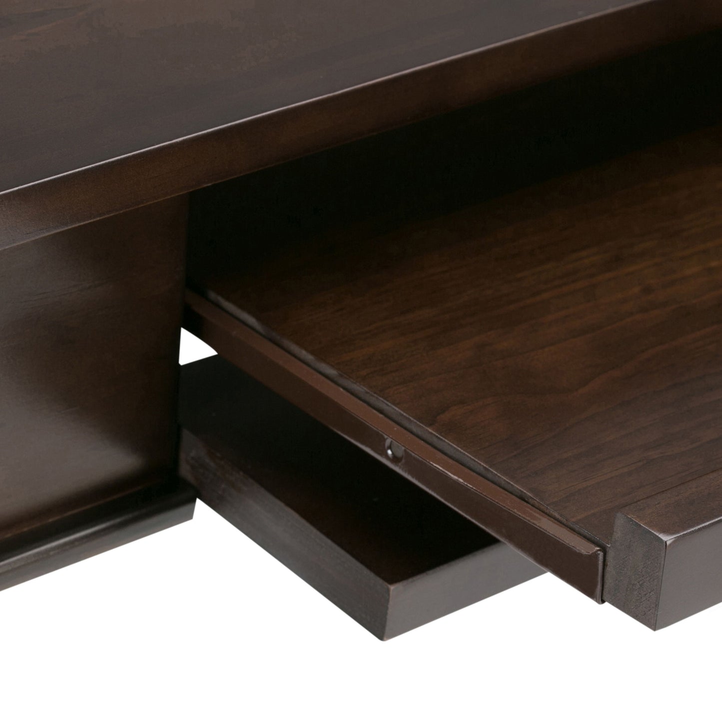 Carlton - Home Office Desk - Dark Tobacco Brown