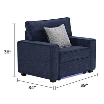 Rita - Accent Chair With LED Underlighting