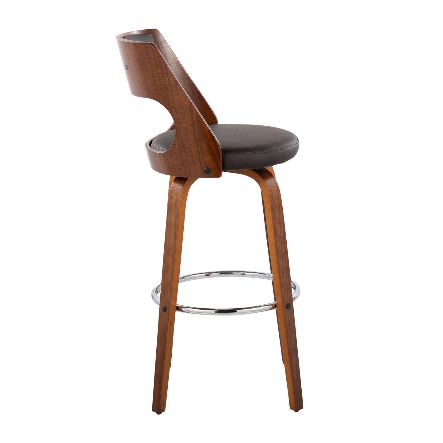 Cecina - Mid Century Modern Barstool With Swivel (Set of 2)