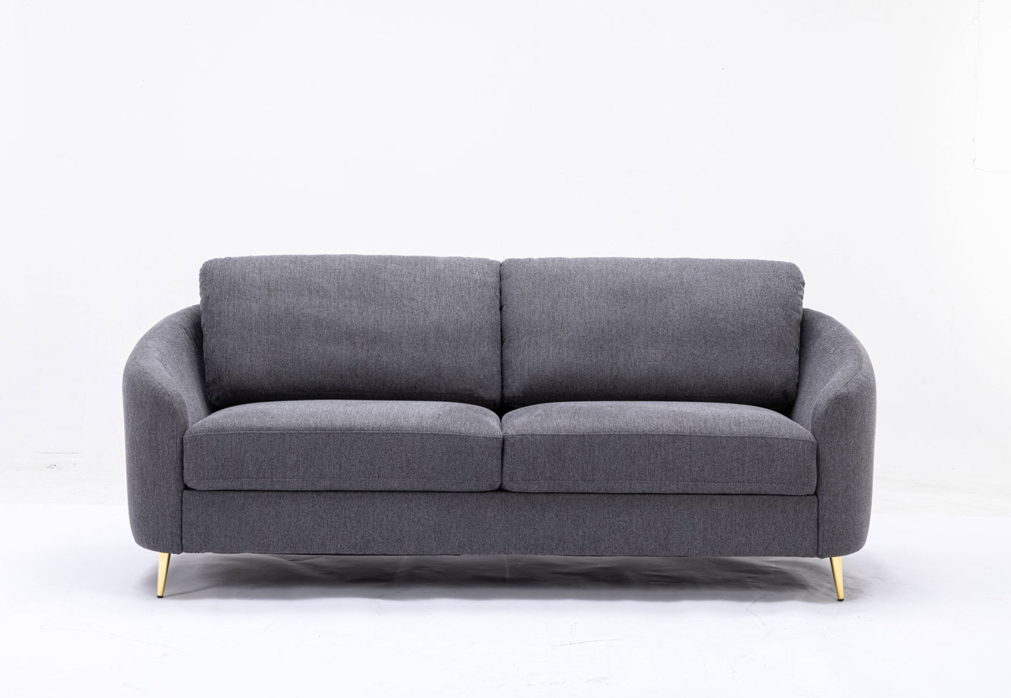 Yuina - Linen Sofa - Gray