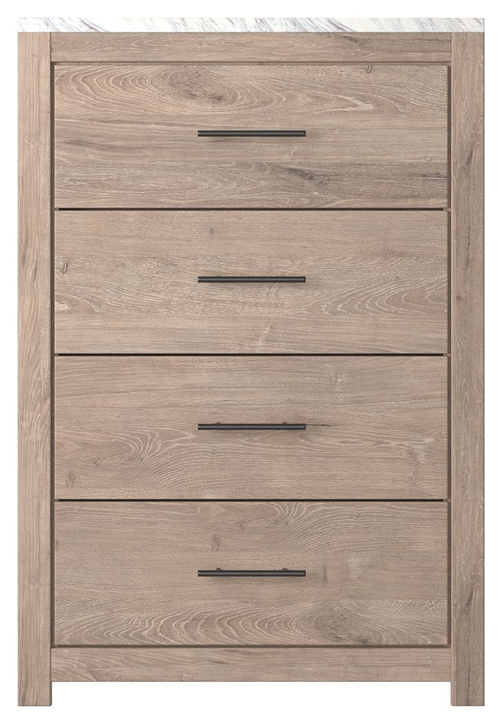 Senniberg - Light Brown - Four Drawer Chest