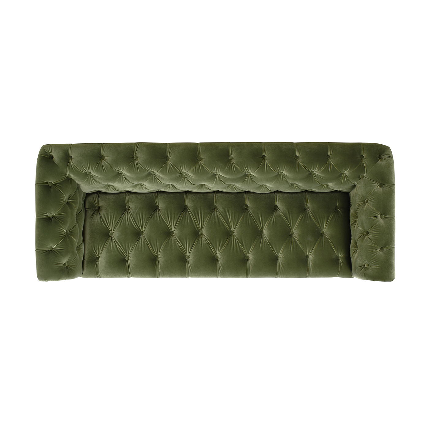 Alto - Tufted Chesterfield Sofa - Olive Green