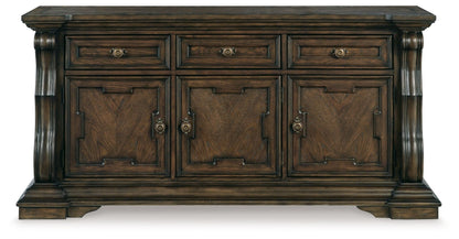 Maylee - Dark Brown - Dining Room Buffet