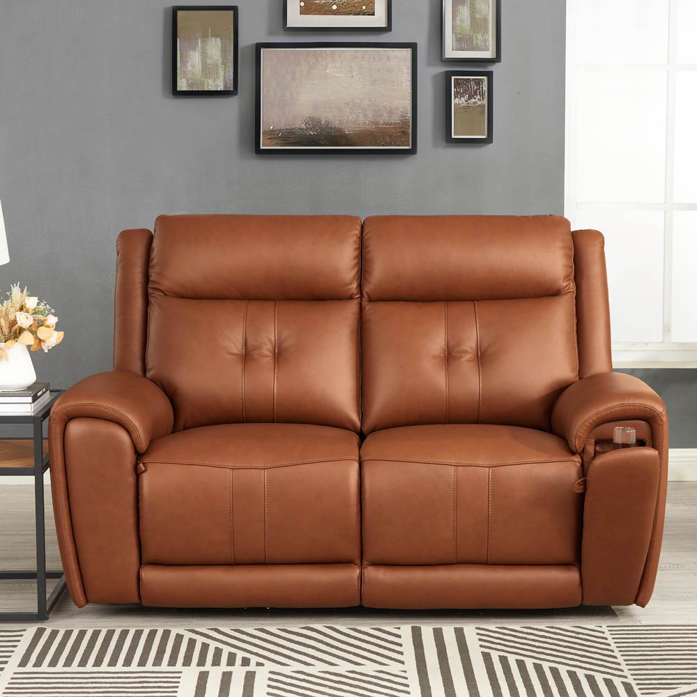 Emma - Power Headrest Zero Gravity Reclining Loveseat - Brown