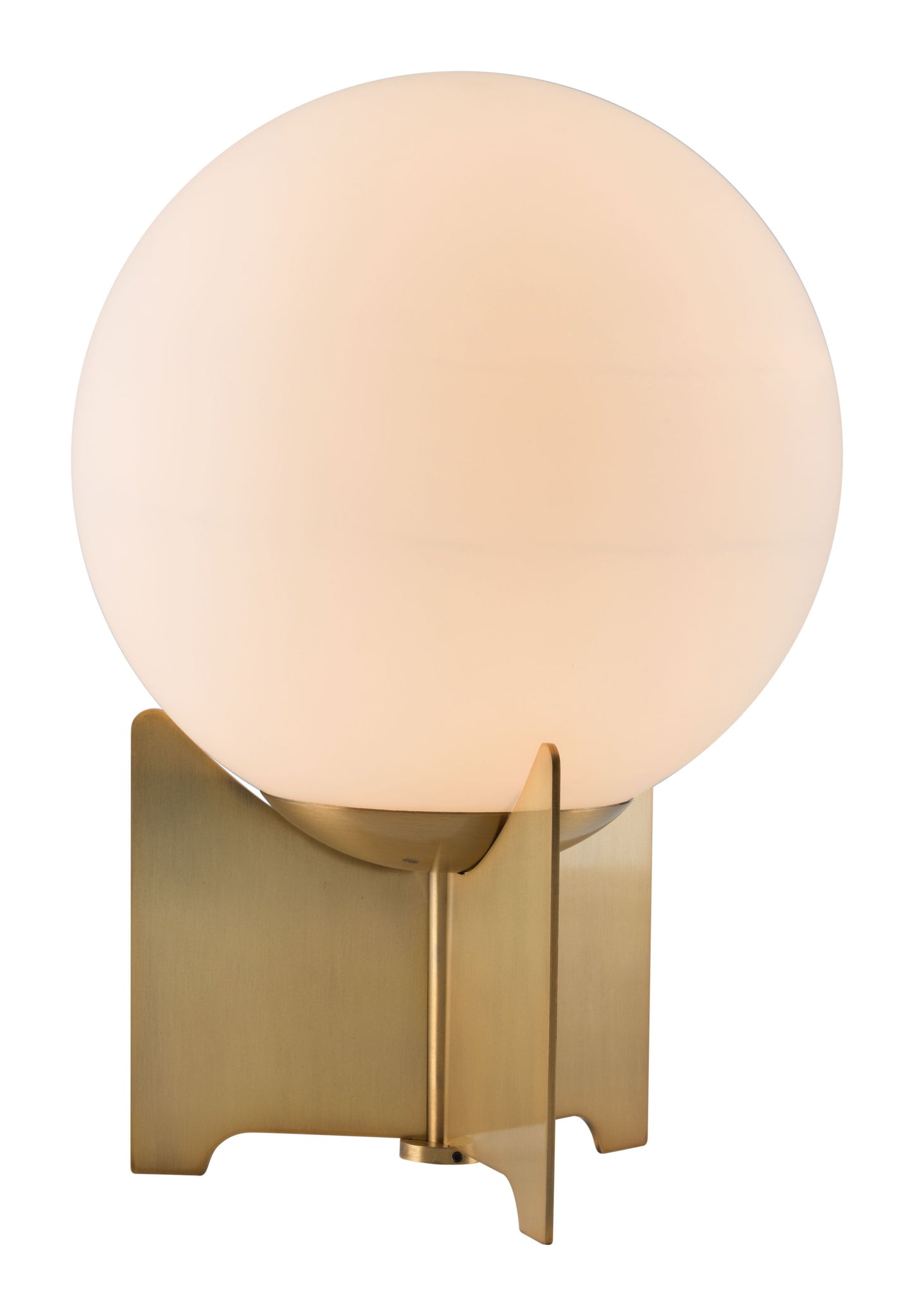 Pearl - Table Lamp - White / Brass