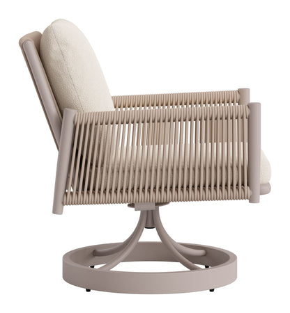 Rivan - Swivel Dining Chair - Beige