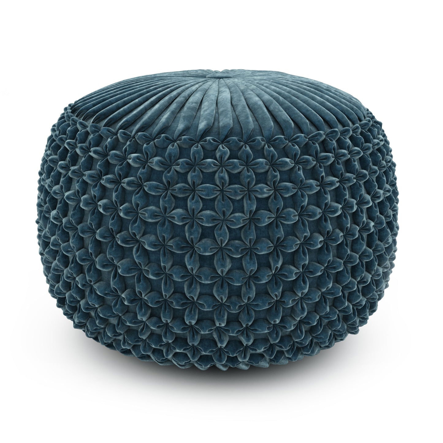 Renee - Handcrafted Round Pouf