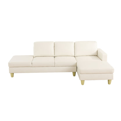 L - Shaped Sectional Sofa With Chaise & Ottoman