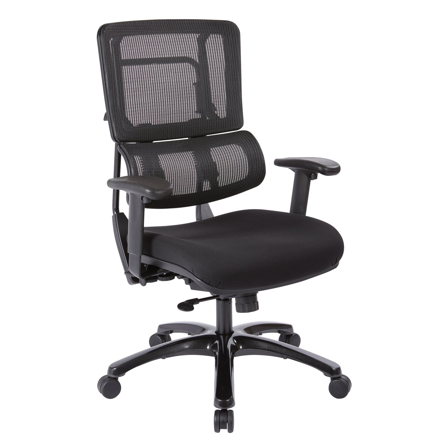 Vertical Black Mesh Back Chair with