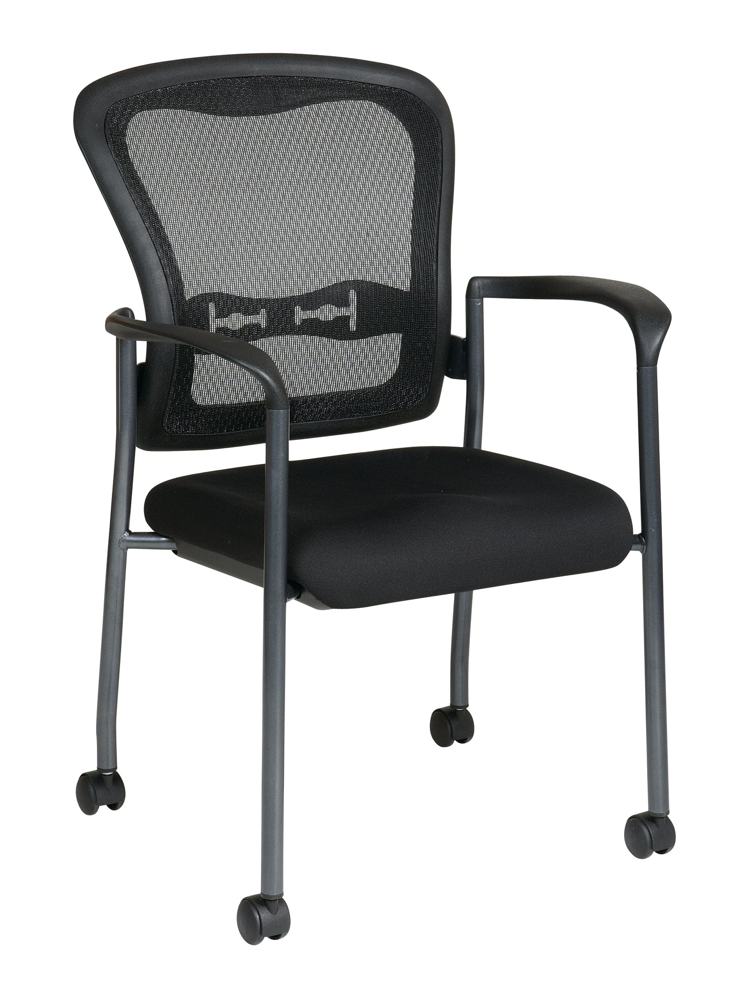 Titanium Visitors Chair with Arms