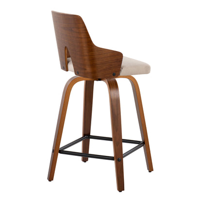 Ariana - Mid Century Modern Counter Stool (Set of 2)