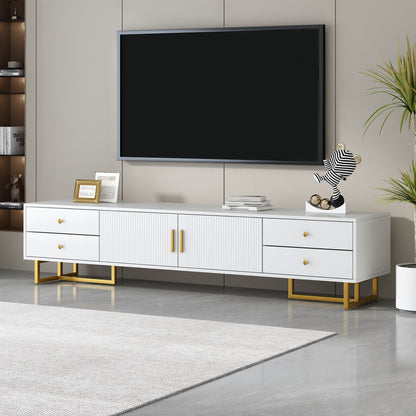 TV Stand With Storage For Living Room