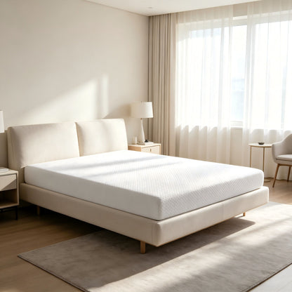 5" Medium Firm Memory Foam Mattress - White - Twin Size