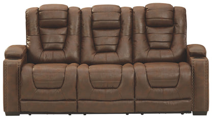 Owner's - Thyme - PWR REC Sofa with ADJ Headrest