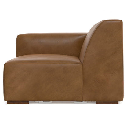 Rex - Left Arm Sofa Module - Brown