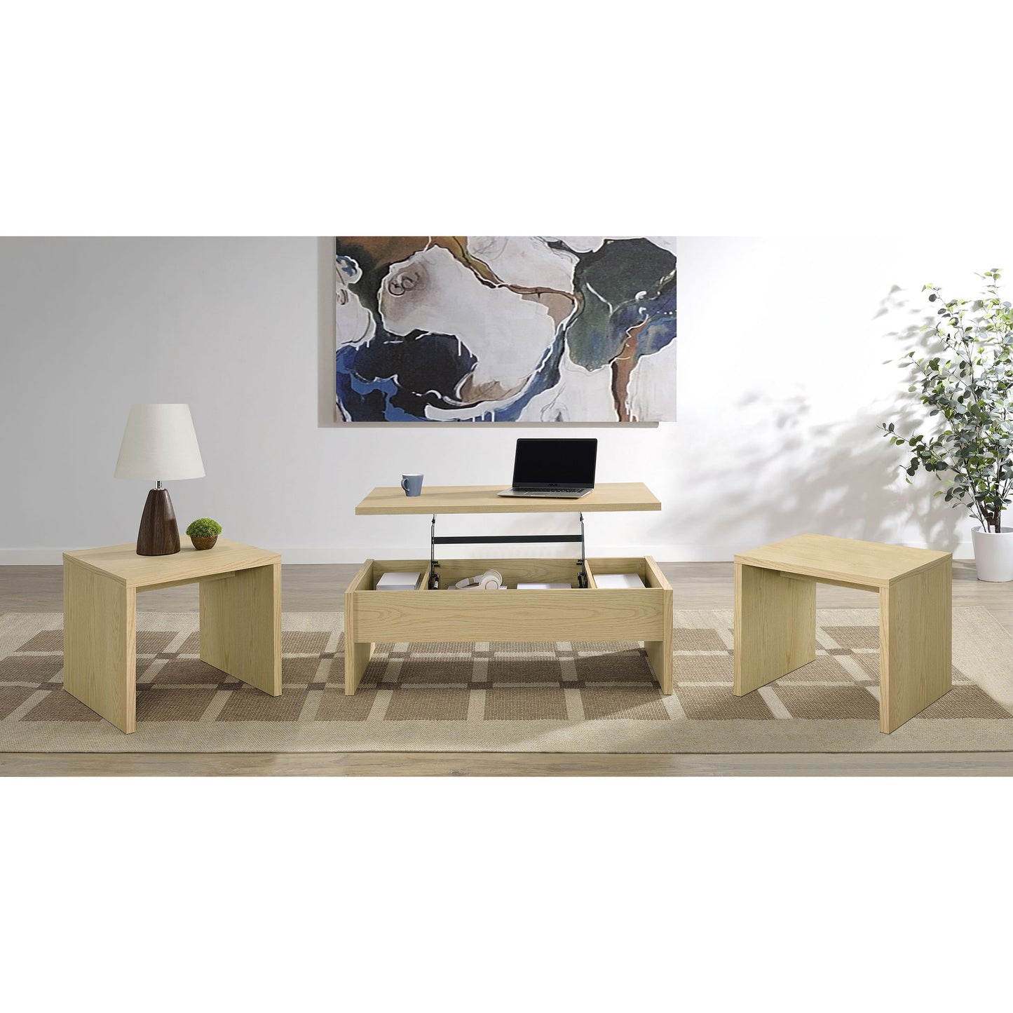 Parker - Table Set With Integrated Storage