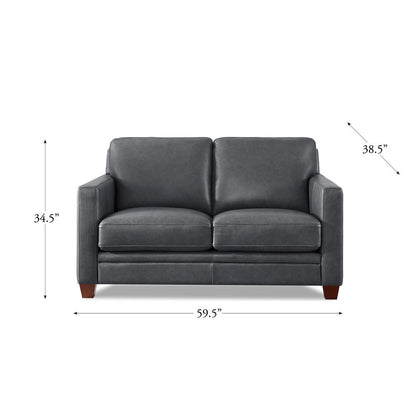 Naples - Leather Loveseat