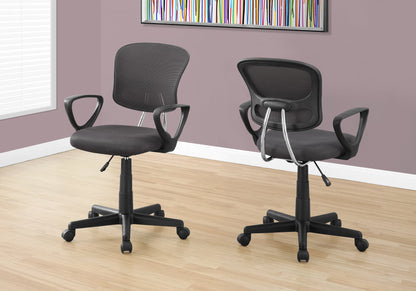 Office Chair, Adjustable Height, Swivel Ergonomic, Armrests, Contemporary