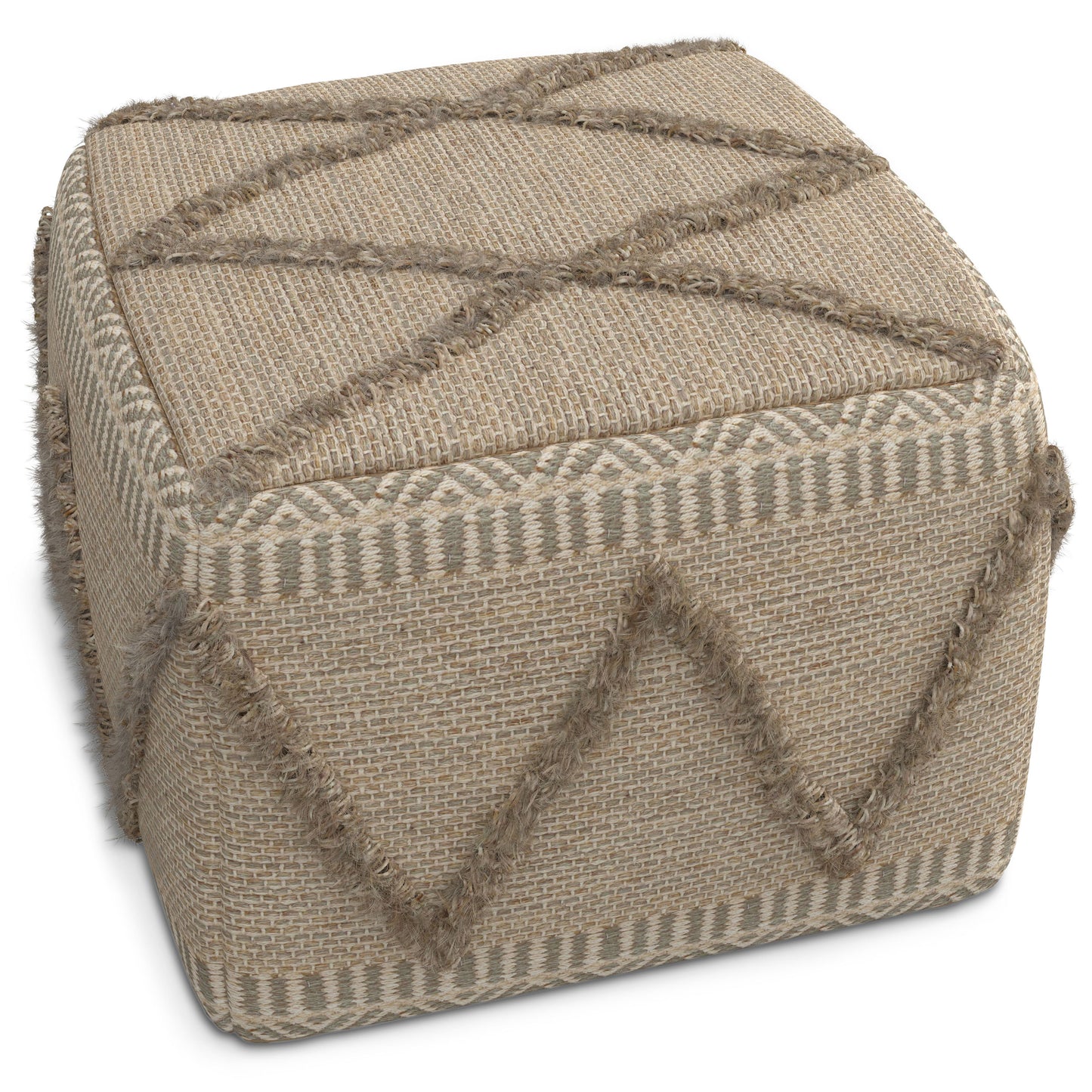 Sweeney - Upholstered Square Pouf