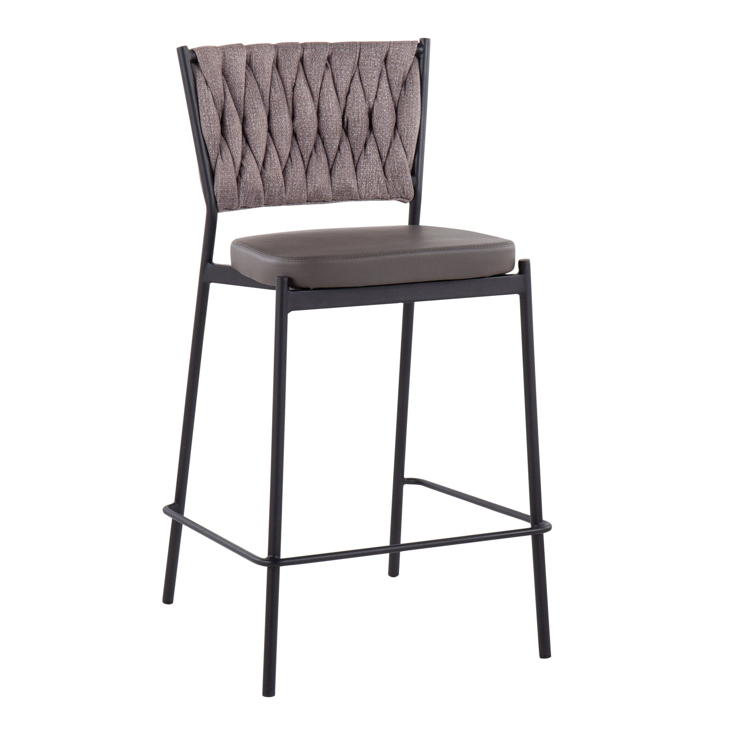 Tania - Braided Contemporary Counter Stool (Set of 2)