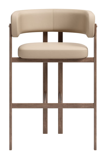 Ruge - Barstool (Set of 2) - Beige