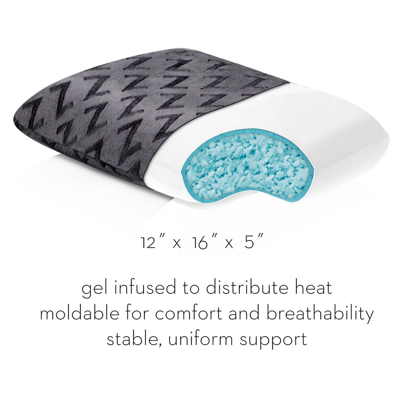 Travel Pillow Shredded Gel Dough®