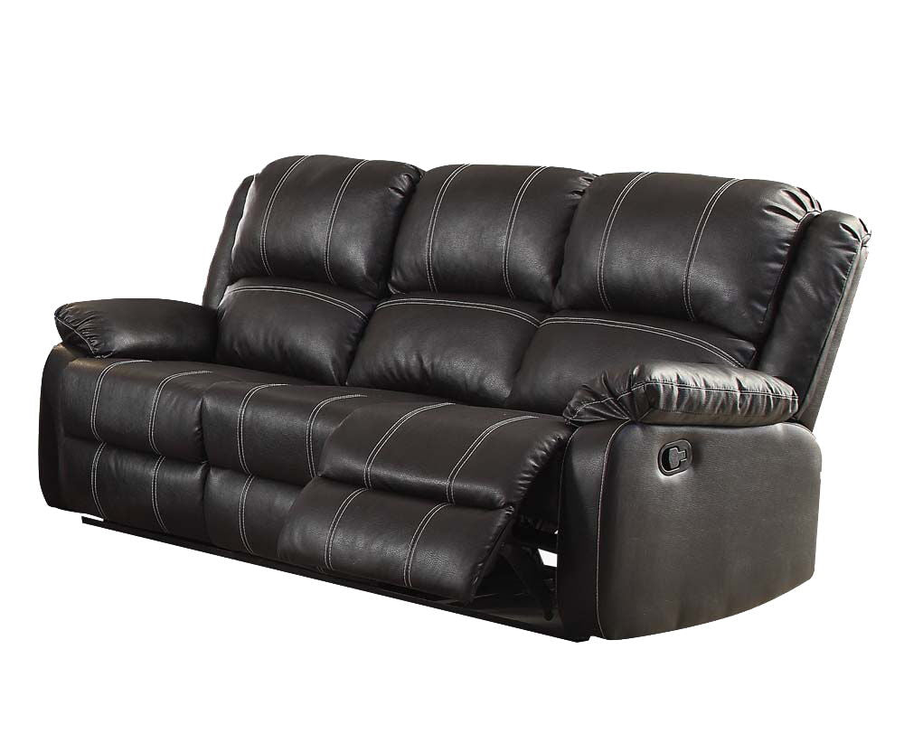 Zuriel - Synthetic Leather 3 Piece Living Room Recliner Set