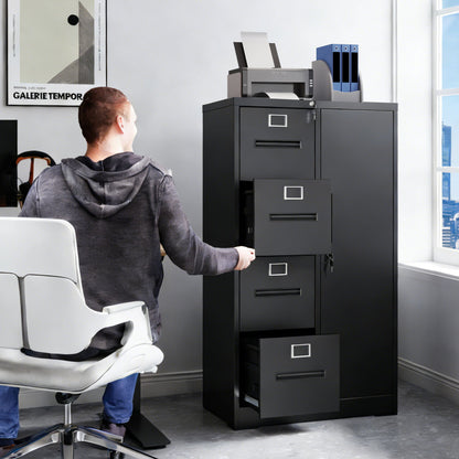 Storage Vertical Filing Cabinet With Lock