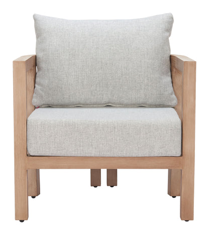Leto - Outdoor Armchair - Gray