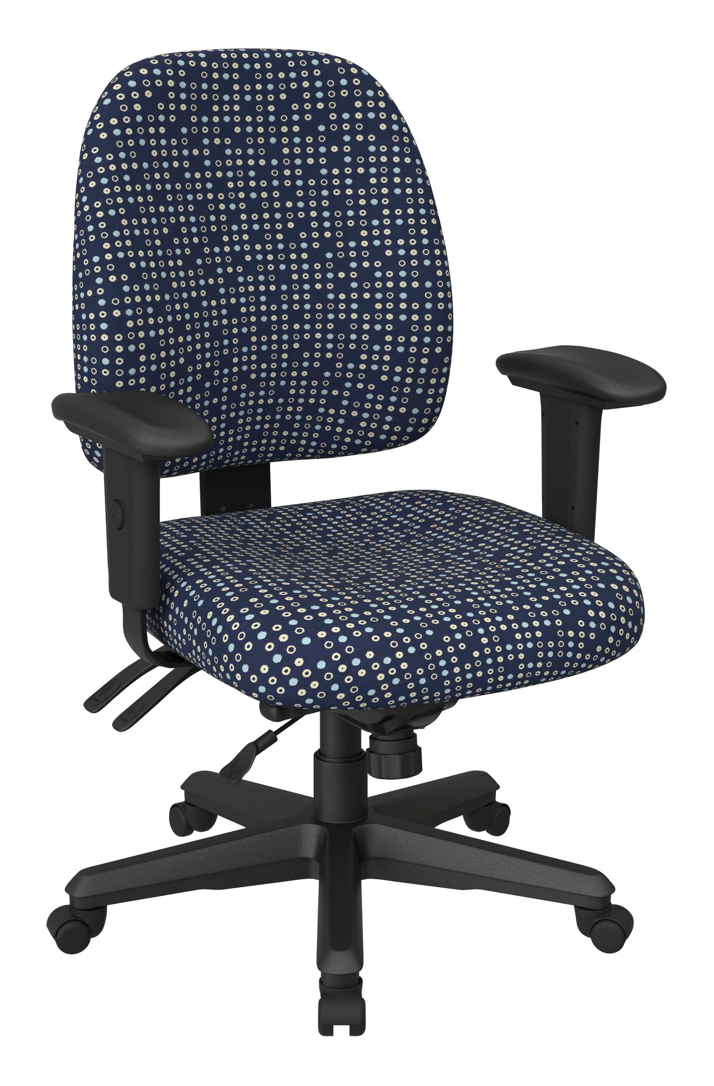 Ergonomics Chair in Fine Tune Indigo