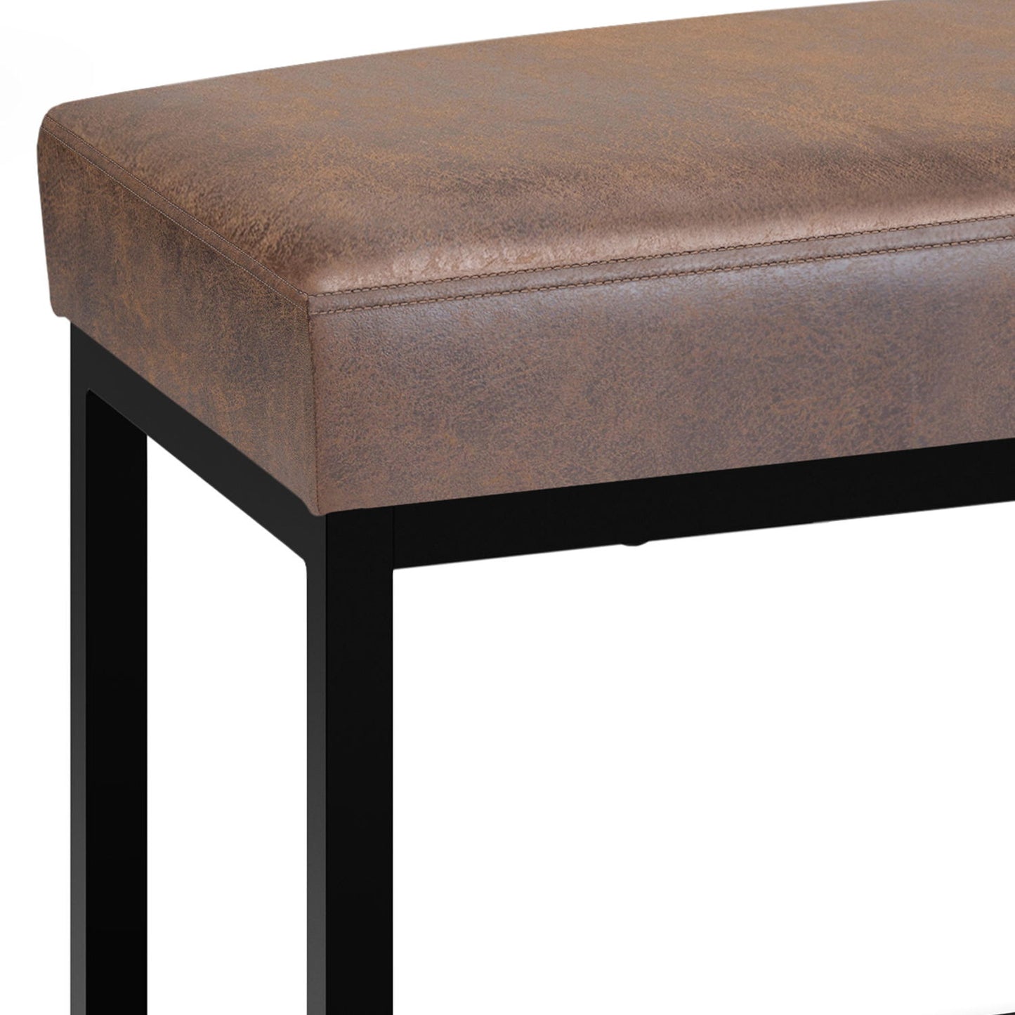 Reynolds - Bench - Distressed Chestnut Brown