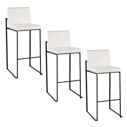 Fuji - Contemporary High Back Barstool Elegant Design