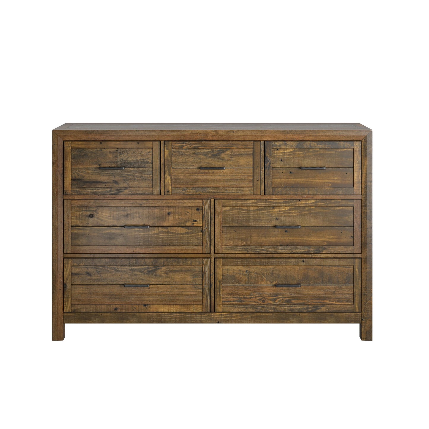 7 Drawer Dresser - Brown