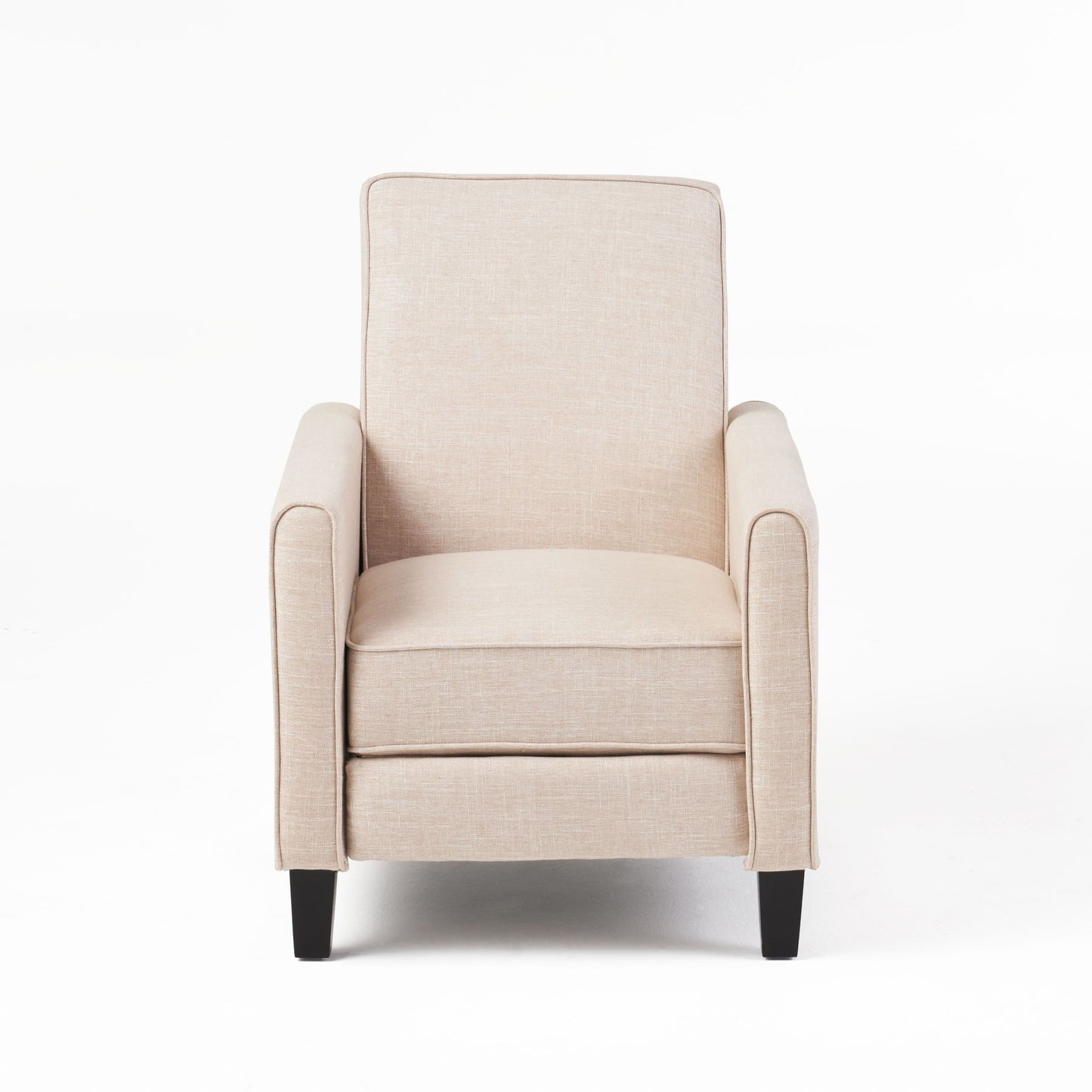 Linen Push Back Chair For Elegant Home