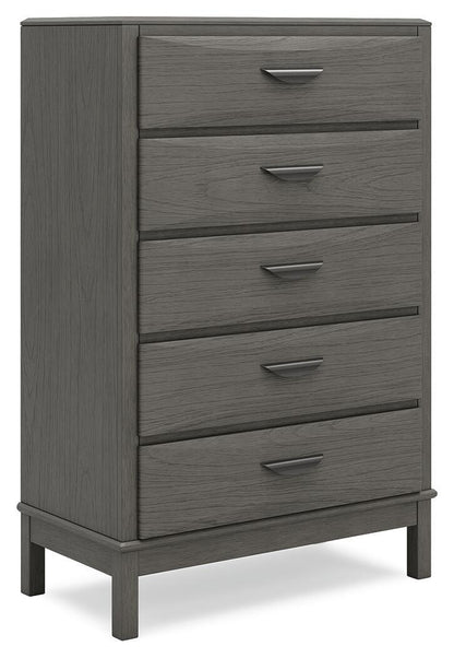 Triscanna - Five Drawer Chest - Gray