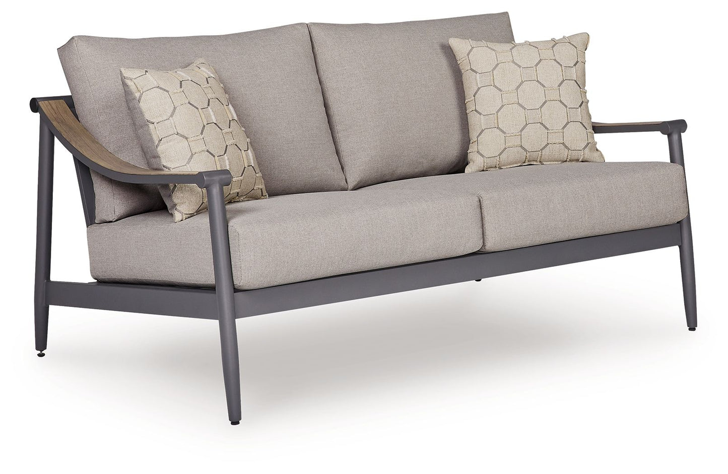 North Island - Loveseat With Cushion - Gray