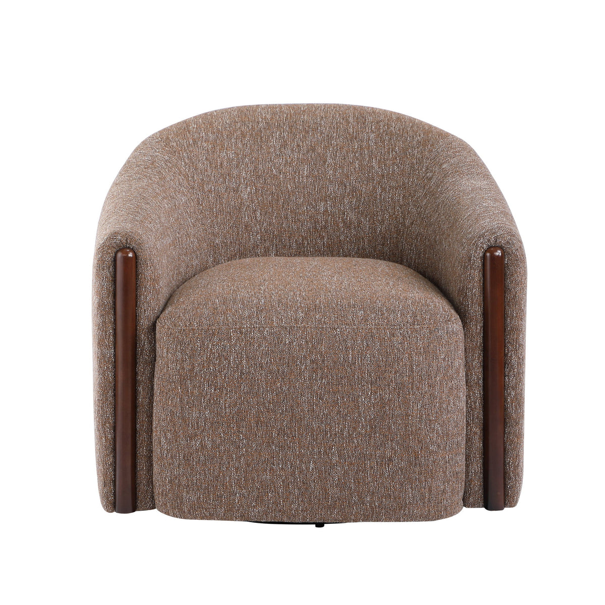 Ballona - Accent Chair With Swivel - Brown